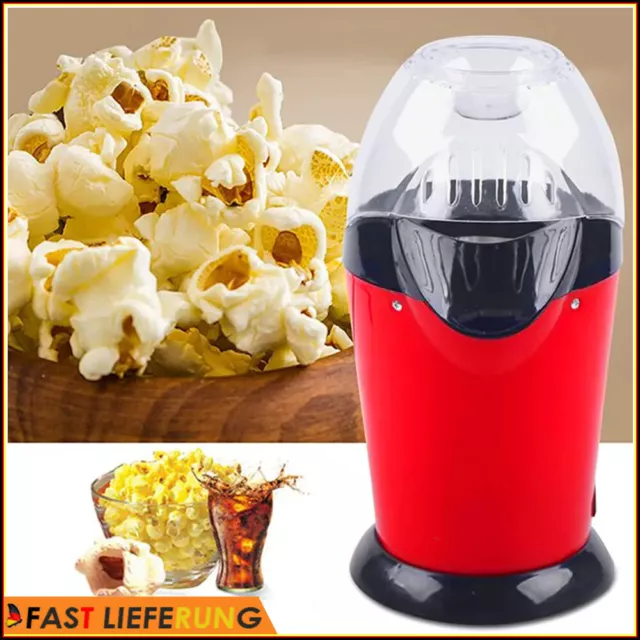 1200W Heißluft Popkornmaschine Popcorn/Mais Maschine ohne Fett/Öl Popcorn Maker