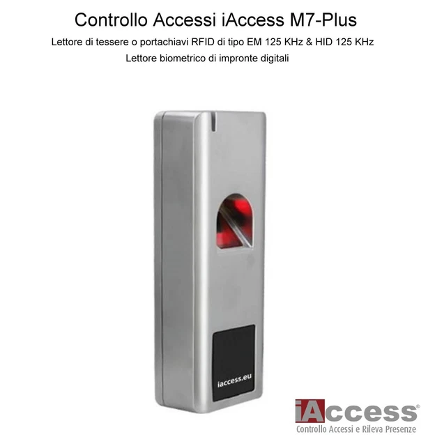SERRATURA ELETTRONICA IACCESS M0 Plus tastiera + RFID