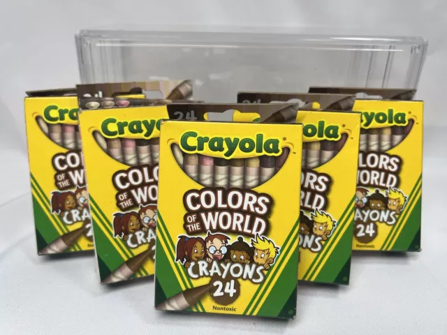 CRAYOLA CRAYON AND Storage Tub 168 Crayons 32 Specialty/24 Colors Of The  World $44.99 - PicClick