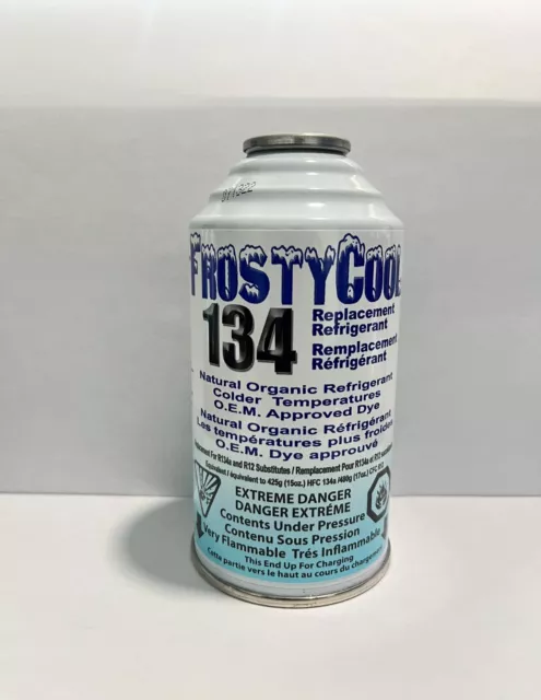 12 Cans FrostyCool 134 Replacement for R134a  - 6oz. Can