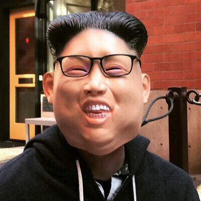 Kim Jong Un - Korea Pin - Costume Rubber Latex Halloween Mask Funny Gag