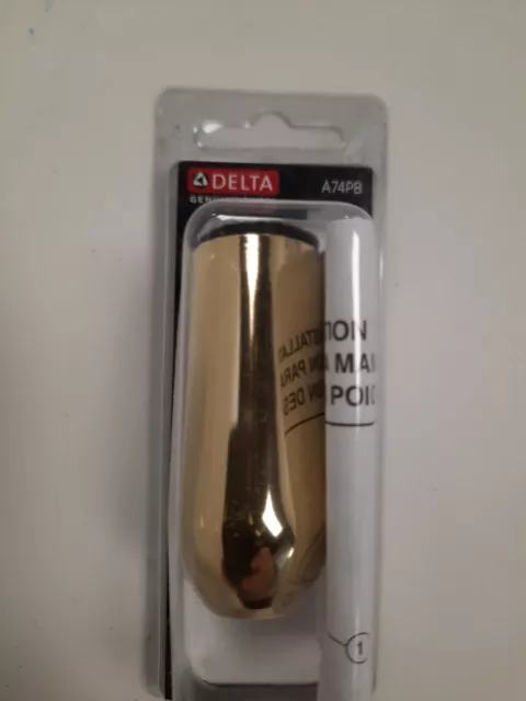 Delta A74PB INNOVATIONS Metal Lever Handle Accent Kit Polished Brass