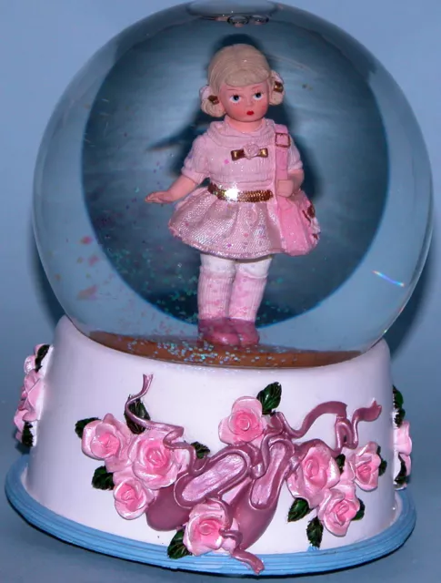 Madame Alexander resin doll "Pink Ballet Class" #90580, musical Water Globe