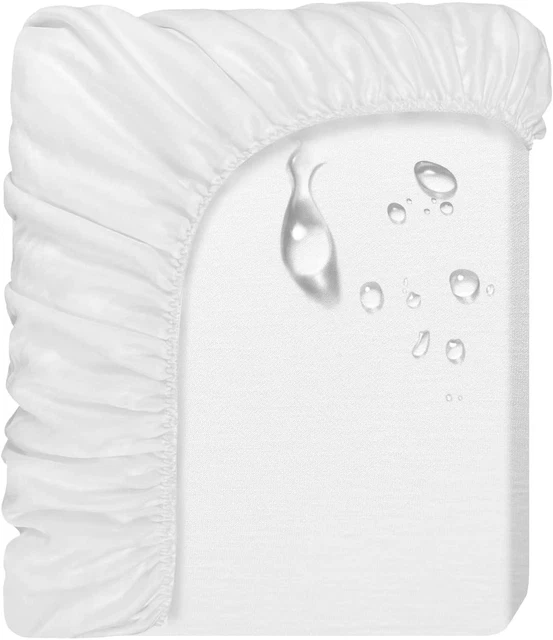 Beedsooth Lot de 2 Tencel Protège Matelas Imperméable, 2x(140x200cm)