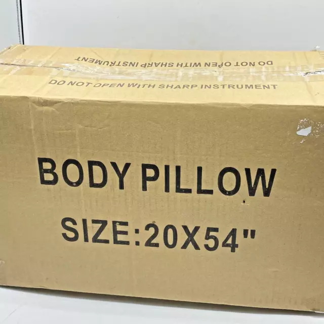 Full Body Pillow or Adults Long Pillows For Sleeping 20X54 Firm Full Side Sleep