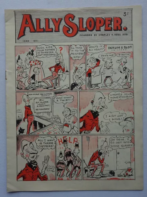 Ally Sloper comic #1 (1948) One-shot GD/VG