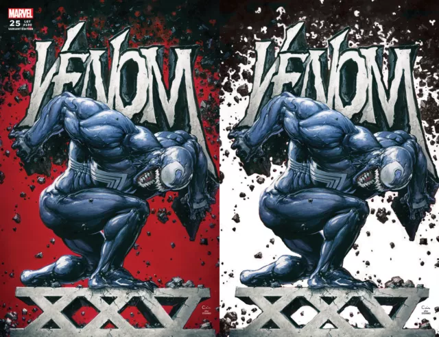 Venom 25 Clayton Crain Hulk Giant Size Homage Red & White Variant 2-Pack Virus