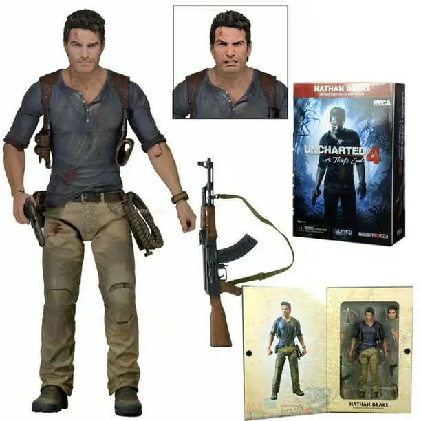 NECA Nathan Drake Uncharted 4 7" Action Figure Ultimate Movie Collection Toy