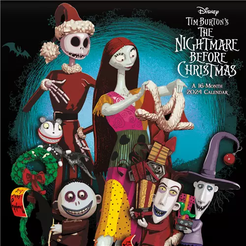 NIGHTMARE BEFORE CHRISTMAS 2024 Wall Calendar Brand New 244141 16