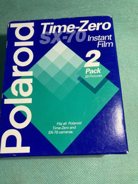 Vintage POLAROID Time-Zero SX-70 Instant Film 2-Pack 20 Pictures Exp. 11/95