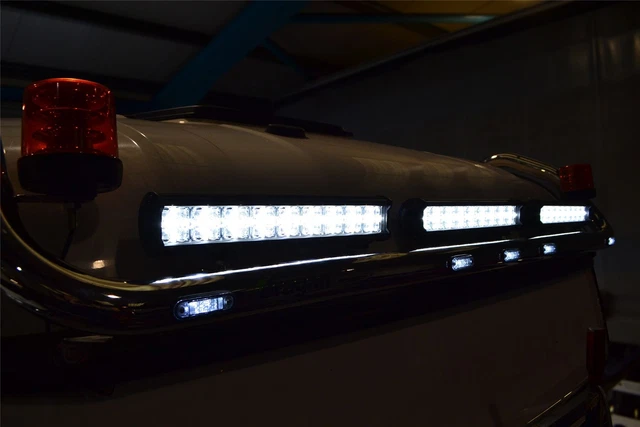 Dach Stange Typ B + LED Spot Licht x3 für Man Tgx 2015 + Euro6 XL Standard Cab