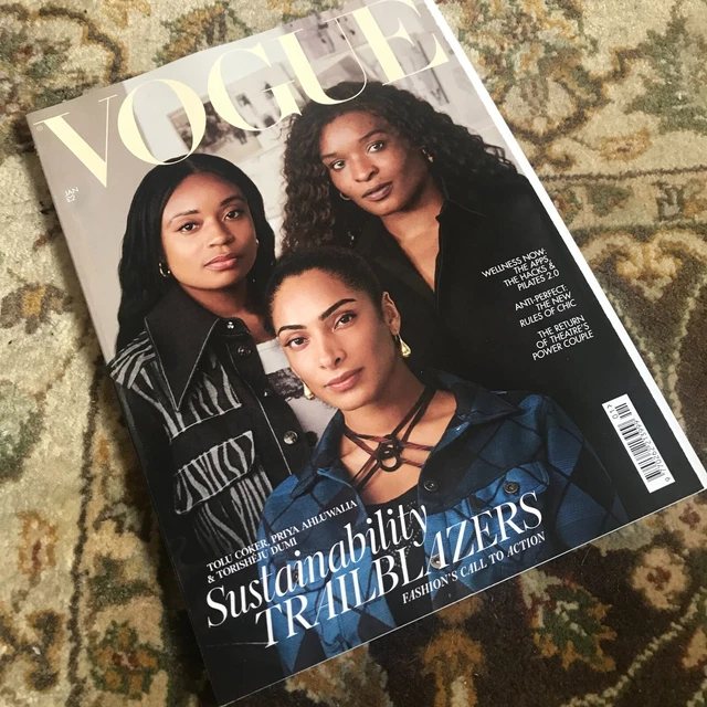 VOGUE UK MAGAZINE January 2024 Sustainability Trailblazers £11.99
