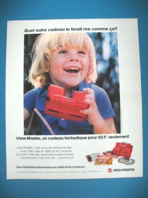 View Master Toy Color Relief Views Ad 1974 Press Release