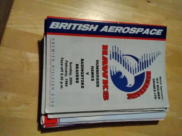 1993/94 Humberside Hawks V Basingstoke Beavers Ice Hockey 20/2