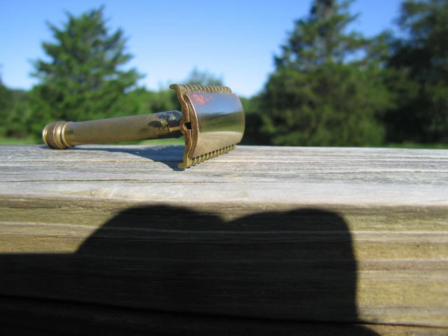 Beautiful Gillette 1930's New Type with Ball End Handle DE Safety Razor 3