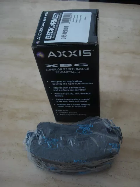 Legends Race Car Front Brake Pads. AXXIS XBG /Beck Arnely 088-083M