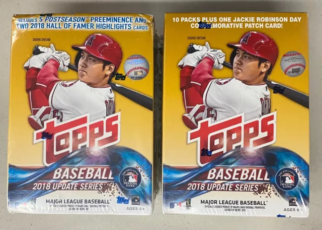 2018 Topps Update Series Hall Of Fame Edition Baseball Hanger Pack