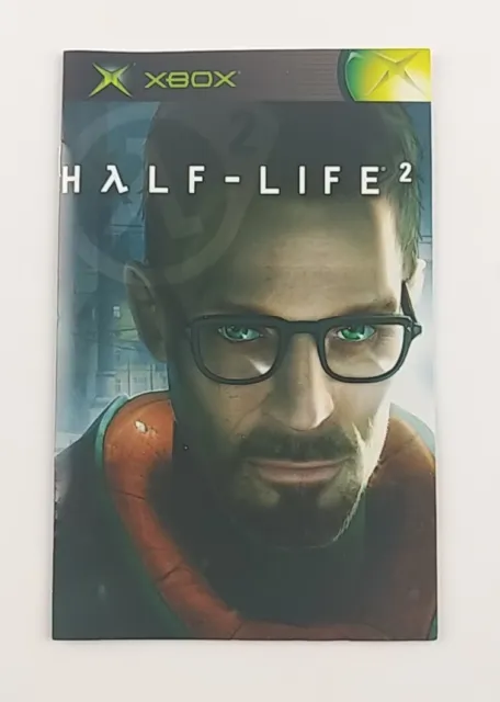 Half-Life 2 Microsoft Original XBOX Instruction Manual Booklet Only Authentic