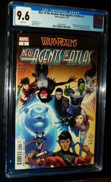 WAR OF THE REALMS: NEW AGENTS OF ATLAS #1 CGC 2019 Marvel Comics CGC 9.6 NM+ 062