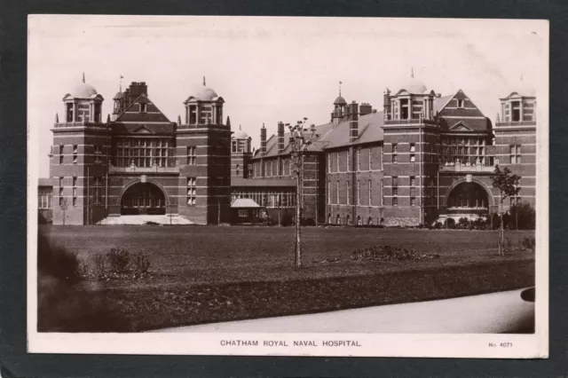 Postcard Chatham Royal Naval Hospital Kent military RP Thornton 4071