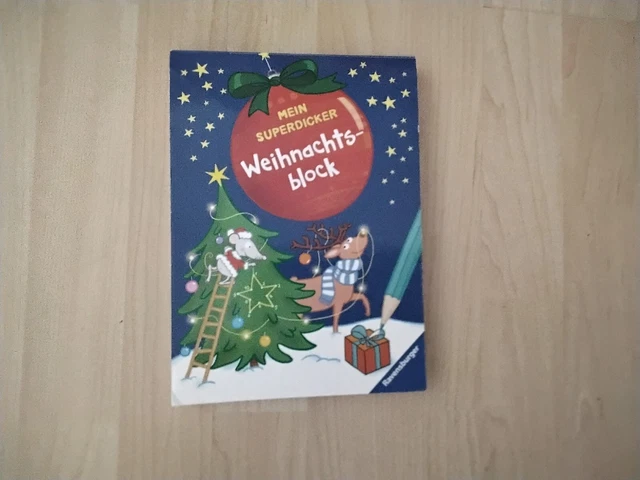 Malblock weihnachtliche Motive