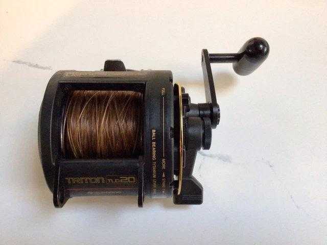 Moulinet Shimano Triton TLD 5, Levier Drague, Fabrication Japonaise, Pêche En Mer RARE
