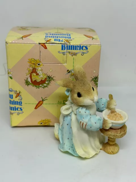 Vintage Enesco My Blushing Bunnies “A Mom Like You is a Blessing Come True” 1995