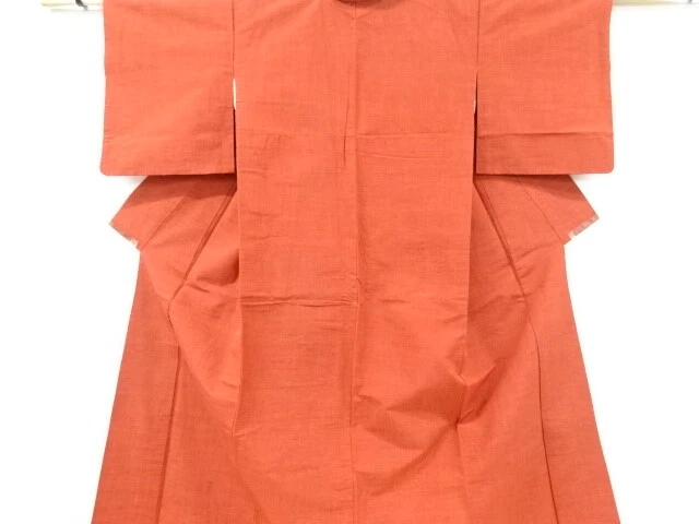 6861704: Japanese Kimono / Antique Kimono / Hand Woven Tsumugi