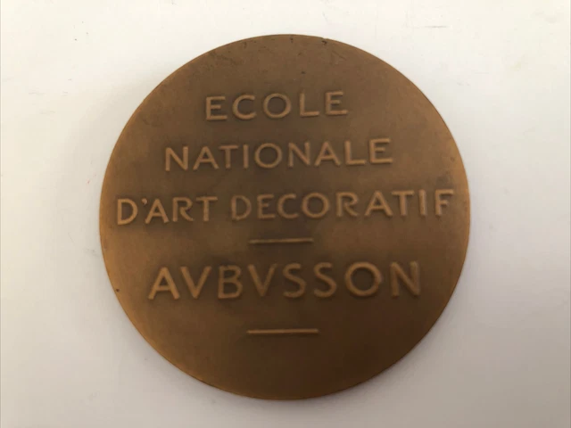 Médaille Bronze École Nationale D’art Décoratif Aubusson Ref69729