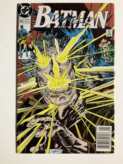 Batman 443 Signed By Marv Wolfman Nm Near Mint Dc Comics