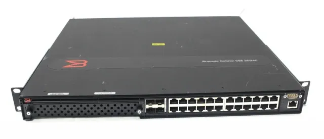 Brocade NetIron 24-Port Gb Gigabit Managed Switch / NI-CER-2024C-RT-AC