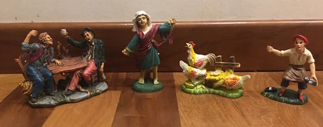 STATUINE PRESEPE PRESEPIO Italy Nativity Plastica £10.25 - PicClick UK