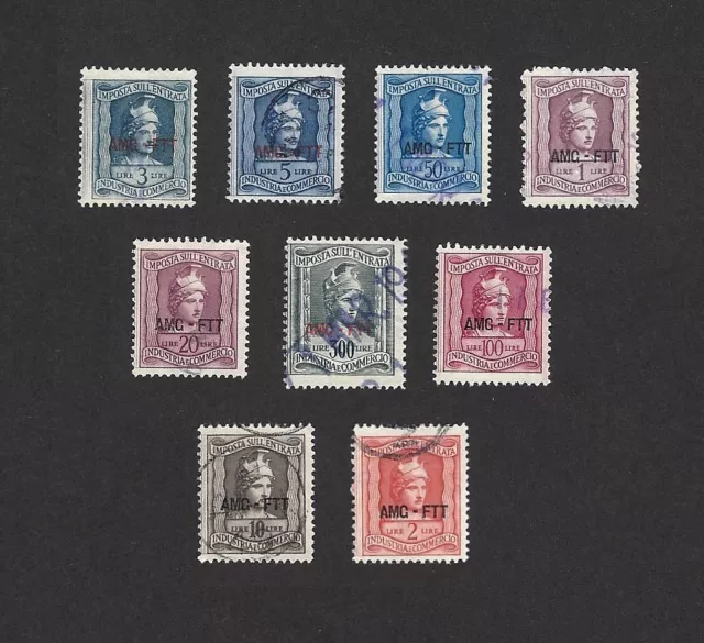 AMG FTT Trieste revenue Industry & Commerce 9v complete right halves used