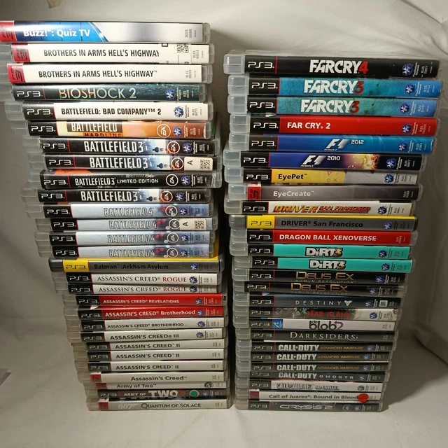 Lotto Di Giochi PS3 – Scegli Tu Quali! Testati, NTSC US/Canada