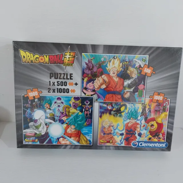 Jigsaw Puzzle - Dragon Ball Z Super - 2500 Pieces 2X1000 1X500 - Clementoni  - NE