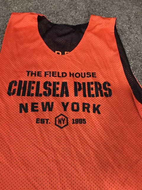 Delta Airlines Field House Chelsea Piers New York Sports Jersey Reversible L #2 3