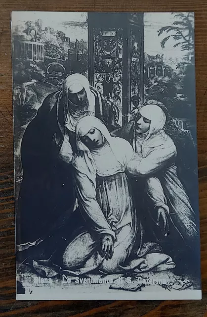 Cartolina Lo Svenimento Di S. Caterina Siena Basilica Di San Domenico Italia 900