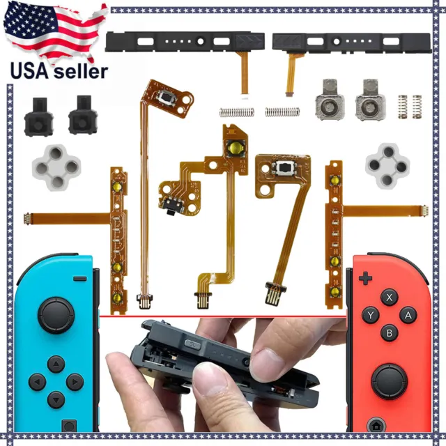 Repair Parts Slider Button Cable Lock Springs For Nintendo Switch NS Joy-Con L+R