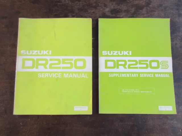 Suzuki DR250 1982 OEM Service Manual Werkstatt-Handbuch Manuel