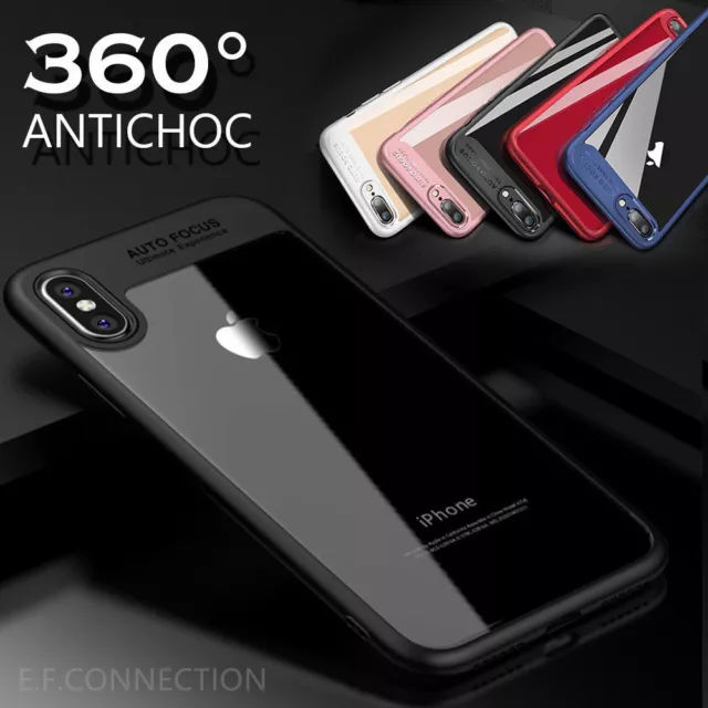 Coque Housse pour iPhone 6 6S 7 8 PLUS X SE XR XS MAX Antichoc Protection Bumper