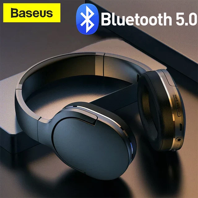 Baseus Bluetooth Kopfhörer On-Ear Headset Stereo Bass Headphone HiFi Ohrhörer
