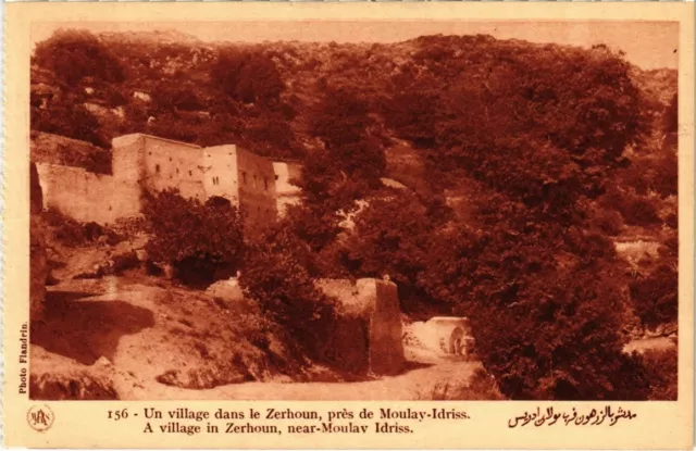 CPA AK MAROC FLANDRIN (156) Un village dans le zerhoun (114485)