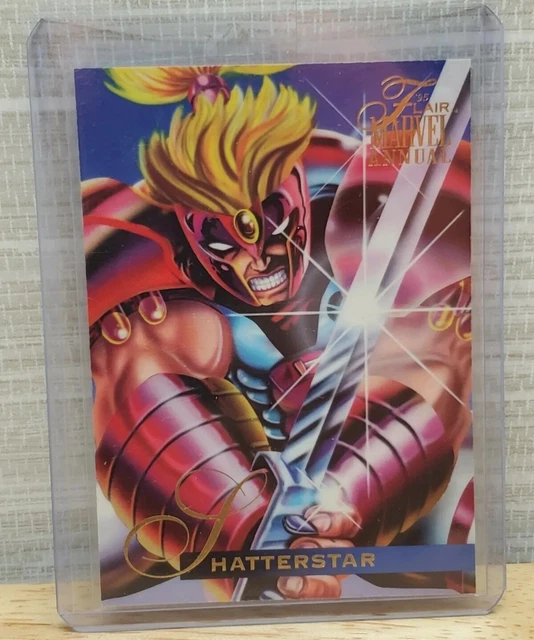 ToyBiz 1995 Flair Marvel Annual Base Card #21 Shatterstar EUC