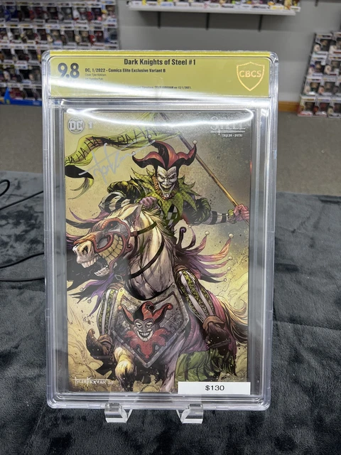 DARK KNIGHTS OF STEEL #1 (TYLER KIRKHAM MINIMAL cgc 9.8 Signature Series
