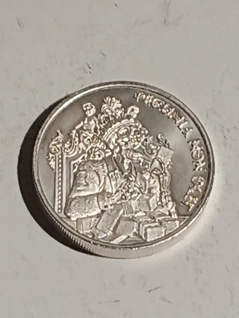 Two Troy Ounces .999 Fine Silver Pecuna Non Olet*Mmxxi*Intiglio Mint Thick Coin