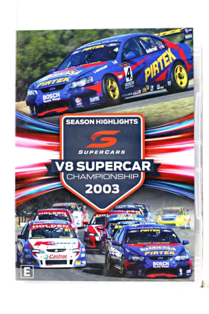 V8 Supercar Championship 2003 Season Highlights : Region 4 DVD New Sealed