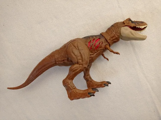 Hasbro Jurassic Park World Battle Scar Damage Posable T Rex Tyrannosaurus Toy 2