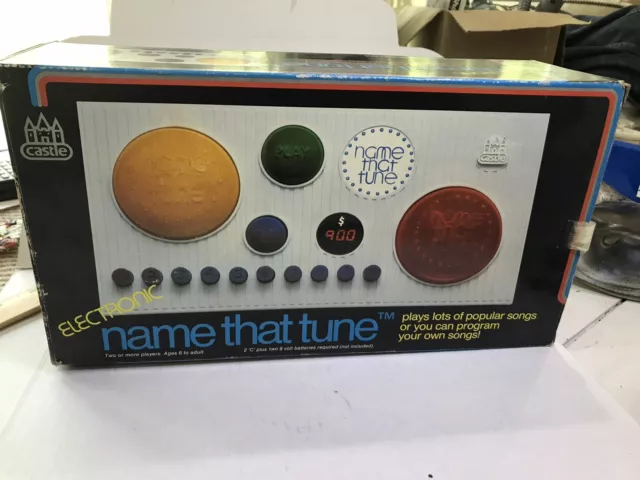 electronic name that tune castle 1980 in box complete vintage