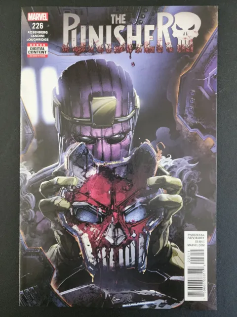 The Punisher #226 Marvel Comics 2018 Clayton Crain War Machine NM+