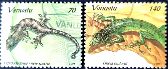 VANUATU 1995 Lizards Used Stamps as Per Photos
